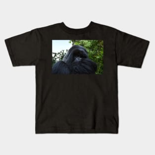 Silverback Gorilla, Hirwa Group, Rwanda, East Africa Kids T-Shirt